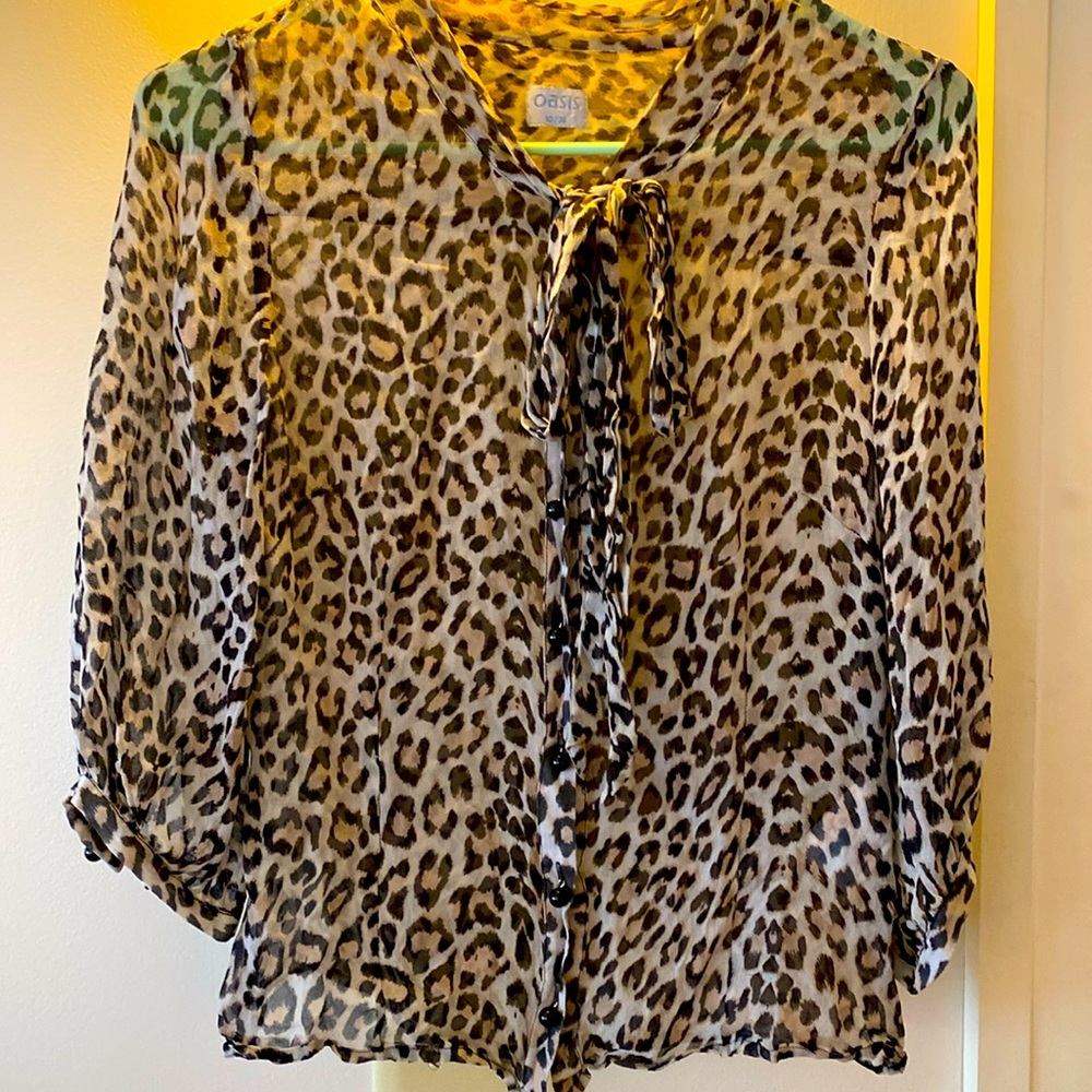 Oasis silk blouse vintage. Size US 8 and UK 10